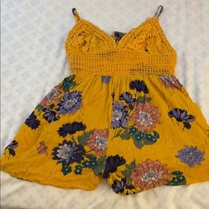 Flower romper size small